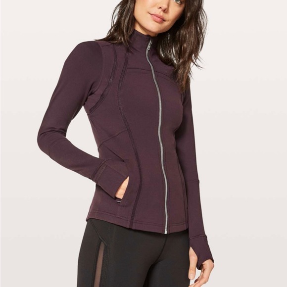 lululemon athletica Jackets & Blazers - 2/$180 NWT Lululemon Define Jacket SE Wing Mesh / Black Cherry Color